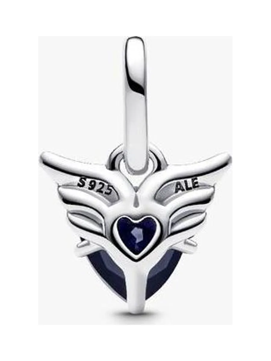 Pandora - Charm Cœur Winged mini en argent sterling 2
