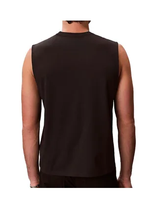 Débardeur Noir Homme Calvin Klein Jeans Badge 2