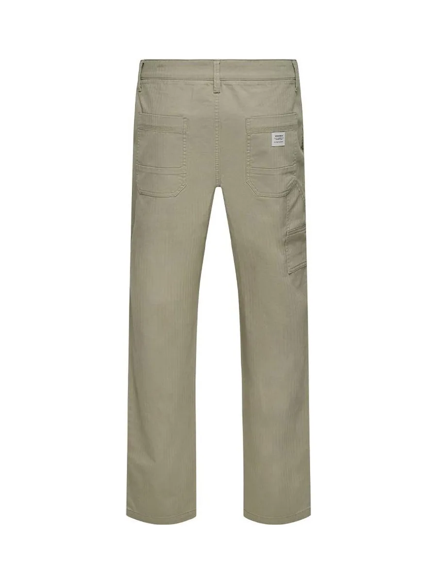 Pantalon Cargo Beige Homme Only & Sons Edge 3