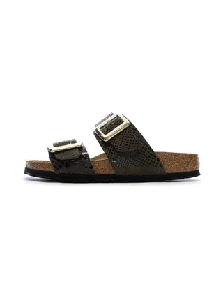 Sandales Kaki Femme Birkenstock Sydney Cushion Buckle 1