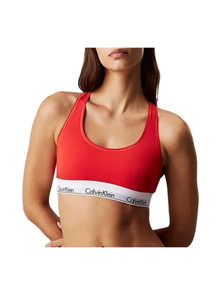 Brassière Rouge Femme Calvin Klein Jeans Unlined 0000F3785E 1