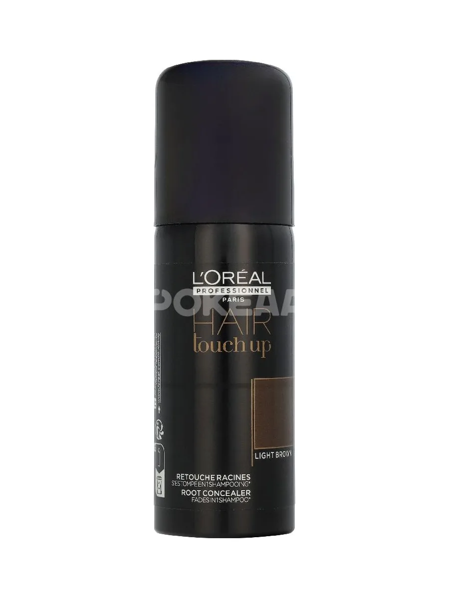 L'Oreal Hair Touch Up Spray - Light Brown 75ml 1