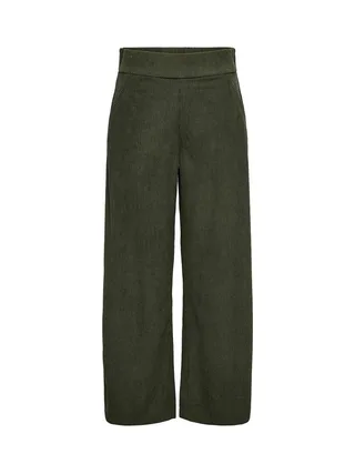 Pantalon Velours Vert Femme JDY Hope Cord 1