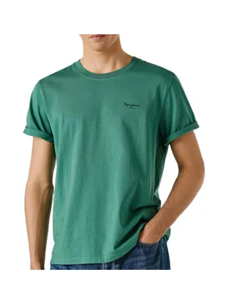 T-shirt Vert Homme Pepe Jeans Jacko 1