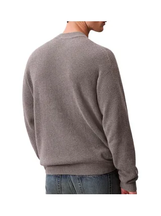 Pull Gris Homme Calvin Klein 350terry Monog 2