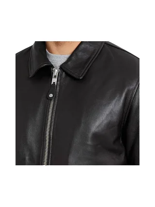 Blouson cuir Noir Homme Schott Mens Leather Pilot 3