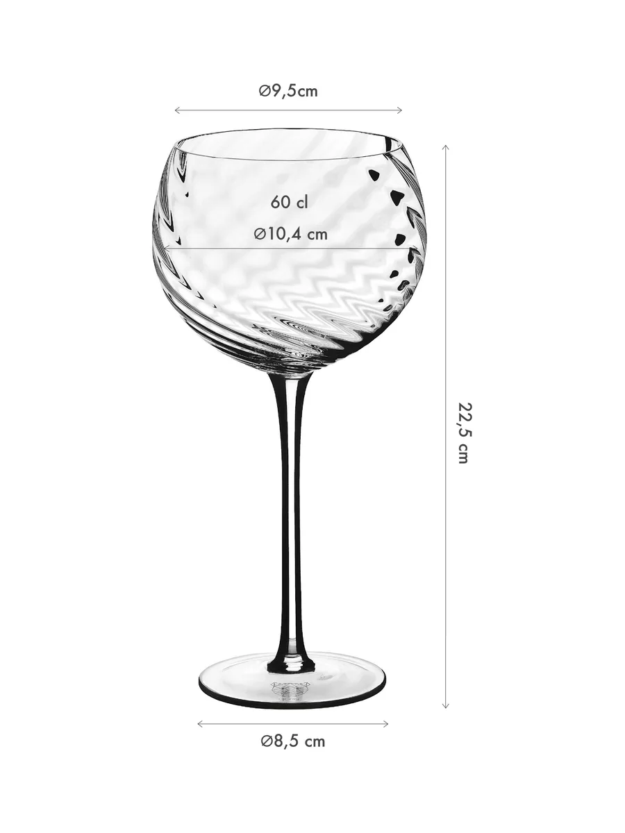 Verre à pied 60cl STEN - 6 pièces 3