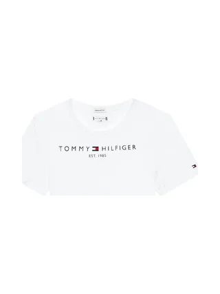T-shirt Blanc Fille Tommy Hilfiger Essential 1