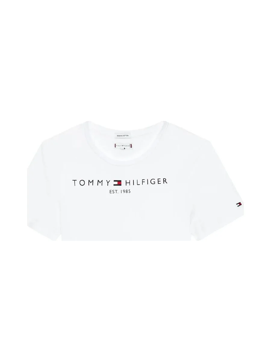 T-shirt Blanc Fille Tommy Hilfiger Essential 2