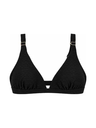 Haut de Maillot de bain Triangle Noir Femme Grain de Sable Diana 1