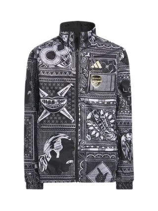 Arsenal Veste Noire Homme Adidas Wright Anthem 2