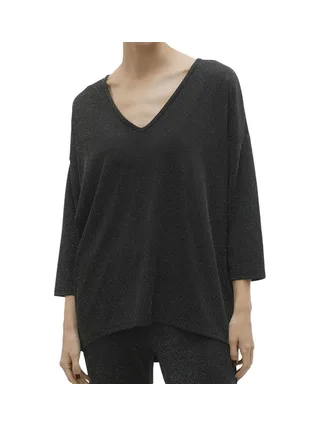 Blouse Noir Femme Vero Moda Kanva 3/4 1