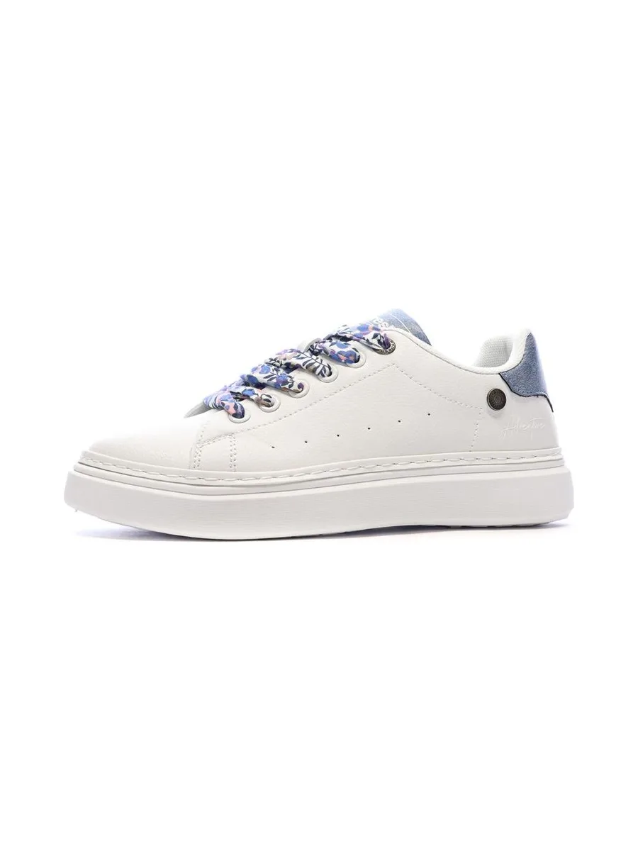 Baskets Blanches/Bleu Femme Refresh 175227 Coral 2