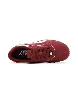 Baskets Rouge Femme Puma Carina 3.0 Luxe 4