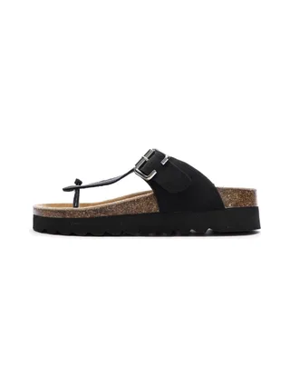 Sandales Noires Femme Lemon Bay PHUKET 1
