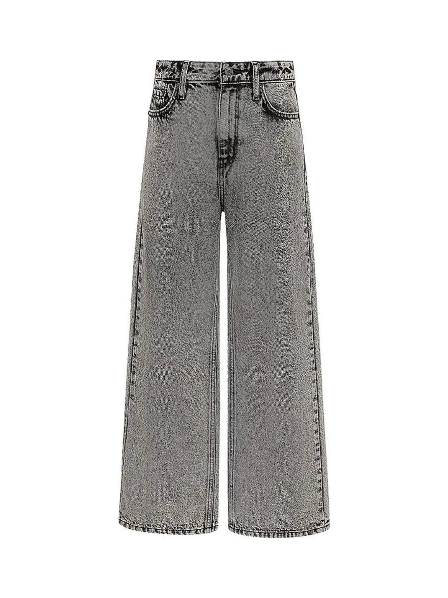 Jean Large Gris Fille Teddy Smith Electra 2