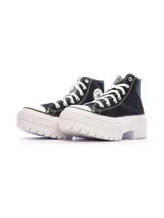 Baskets Noires Femme Converse All Star Lugged A08258C 6