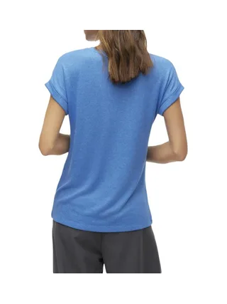 T-Shirt Bleu Clair Femme Vero Moda Brianna 10291353 2