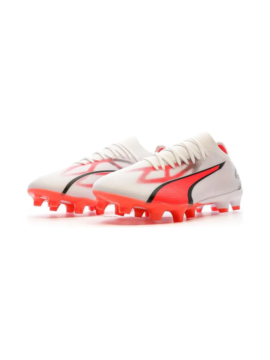 Chaussures de football Blanc/Rouge/Noir Homme Puma Ultra Match 107347-01 7