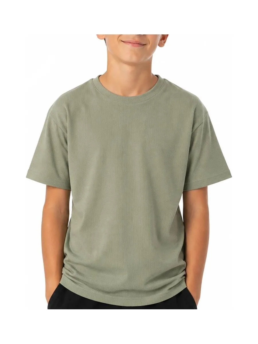 T-shirt Vert Garçon Paname Brothers Dov 2