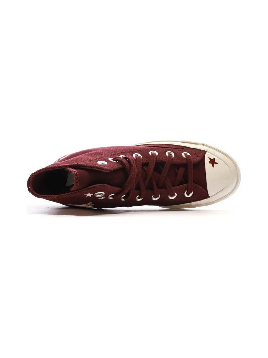 Baskets Bordeaux Femme Converse Chuck 70 A09164C 5