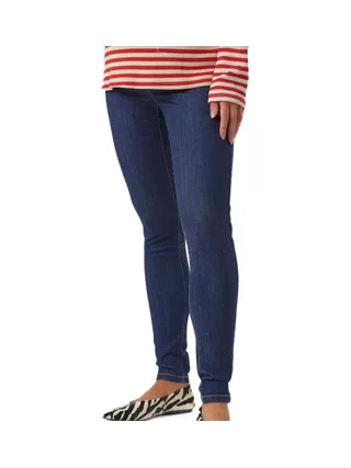 Jeans Skinny Bleu Foncé Femme Mamalicous Cilia 1