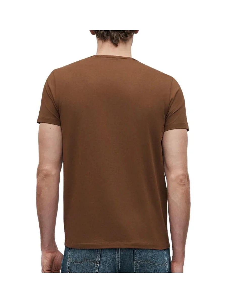 T-Shirt Marron Homme Pepe jeans Originalss 3