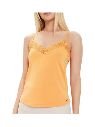 Débardeur Orange Femme Morgan Betty 1
