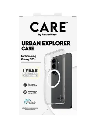 PG CARE Samsung S26+Urban clear/white Qi 3