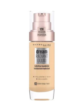 Fond de teint Dream Radiant Liquid Gemey Maybelline 024 Golden Beige 2