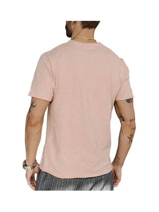 T-Shirt Rose Homme Leandro Kansas 2