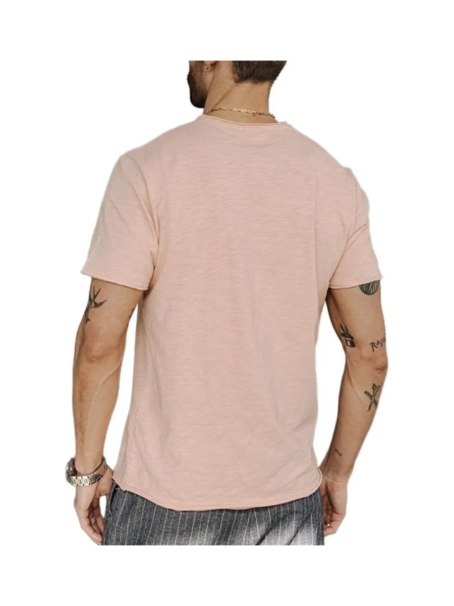 T-Shirt Rose Homme Leandro Kansas 3