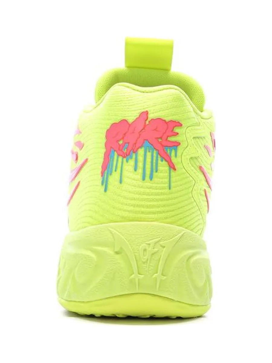 Chaussures de Basketball Jaune/Rose Puma Mb.04 1love 3