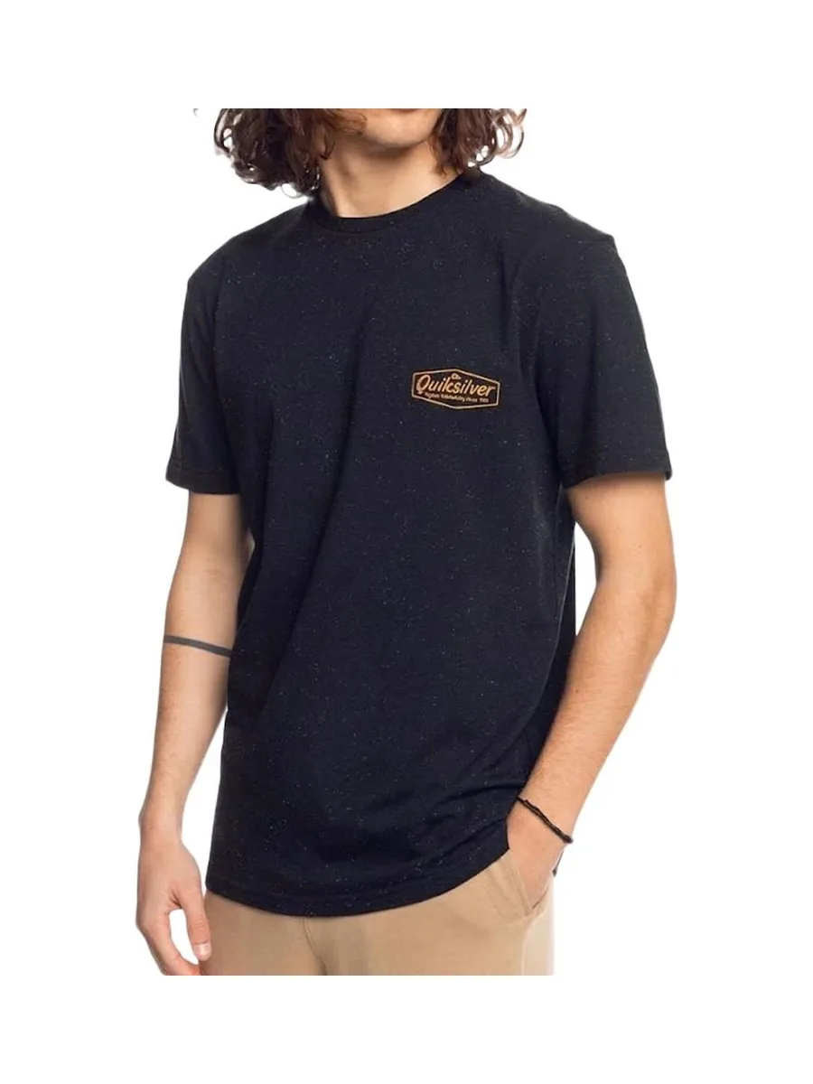 T-Shirt Noir Homme Quiksilver Familiarplace 2