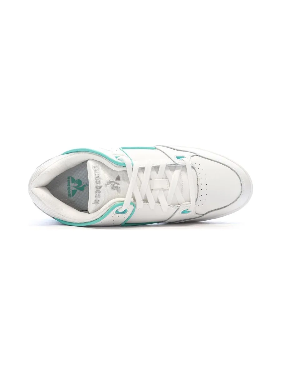 Baskets Blanches/Turquoises Homme Le Coq Sportif Nineties 5