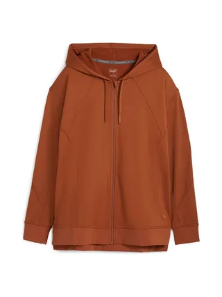 Sweat à Capuche Zippé Marron Femme Puma Train 1