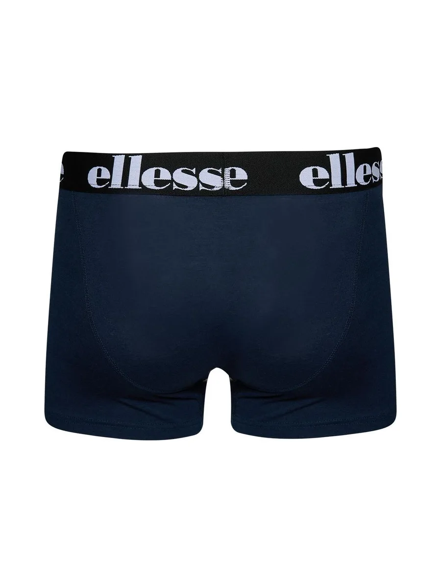 x3 Boxers Marine/Gris/Noir Homme Ellesse SJ00459 4