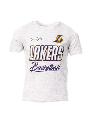 Los Angeles Lakers T-shirt Gris Garçon NBA Court Vs Track 1