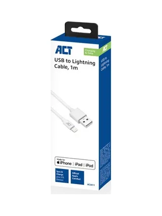USB Lightning Cable for Apple 1.0m MFI 2