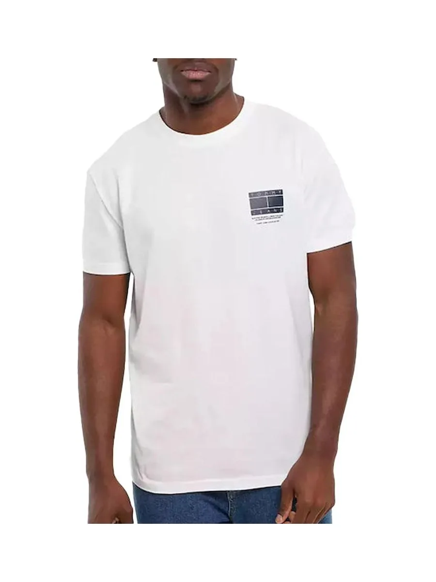 T-Shirt Blanc Homme Tommy Hilfiger Graphic 2