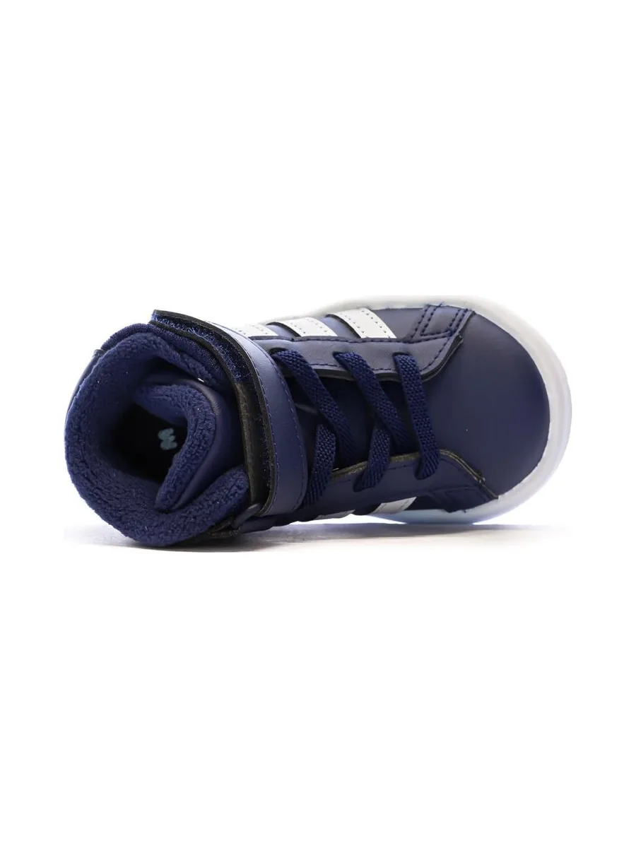Baskets Marines Garçon Adidas Grand Court Mid 5