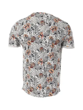 T-shirt Gris/Orange Homme RMS26 Aop 2