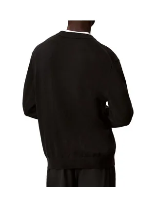 Pull Noir Homme Calvin Klein Jeans Crwn 2
