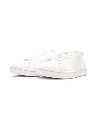 Baskets Blanches/Bleu Femme Adidas Advantage17 6