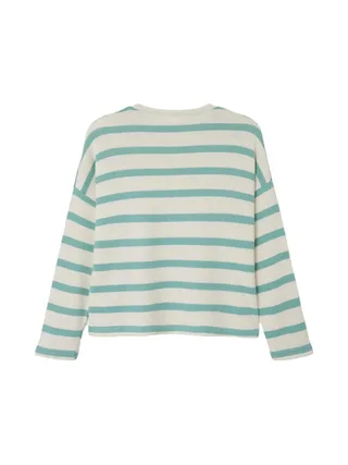 Pull Beige/Vert à rayures Fille Name It Follina 2
