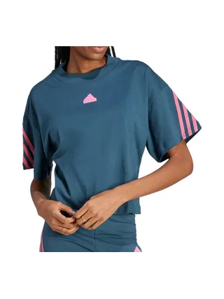 T-shirt Bleu Femme Adidas IL3063 1