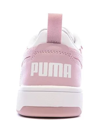 Baskets Blanc/Rose Pastel Femme Puma Rebound V6 Low 3