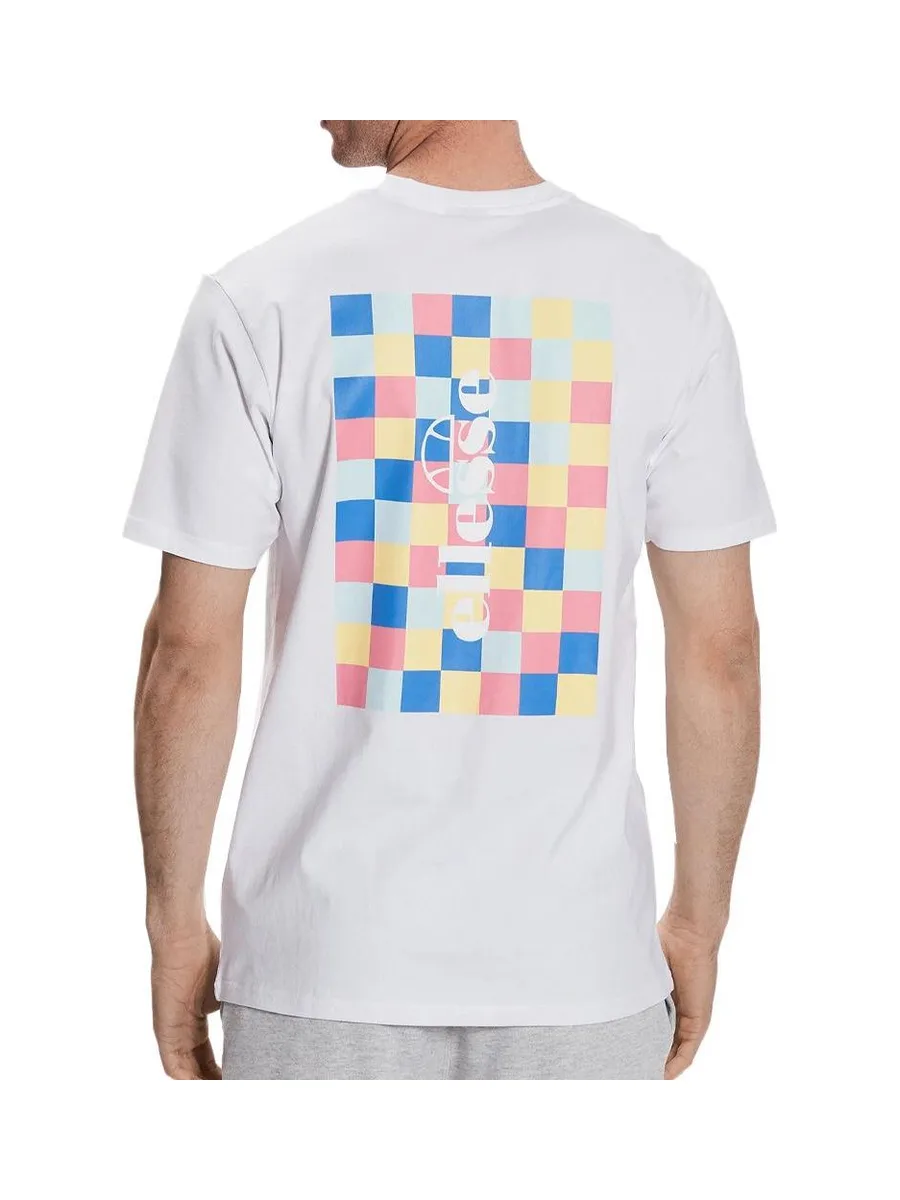 T-shirt Blanc/Jaune Homme Ellesse Chello 3