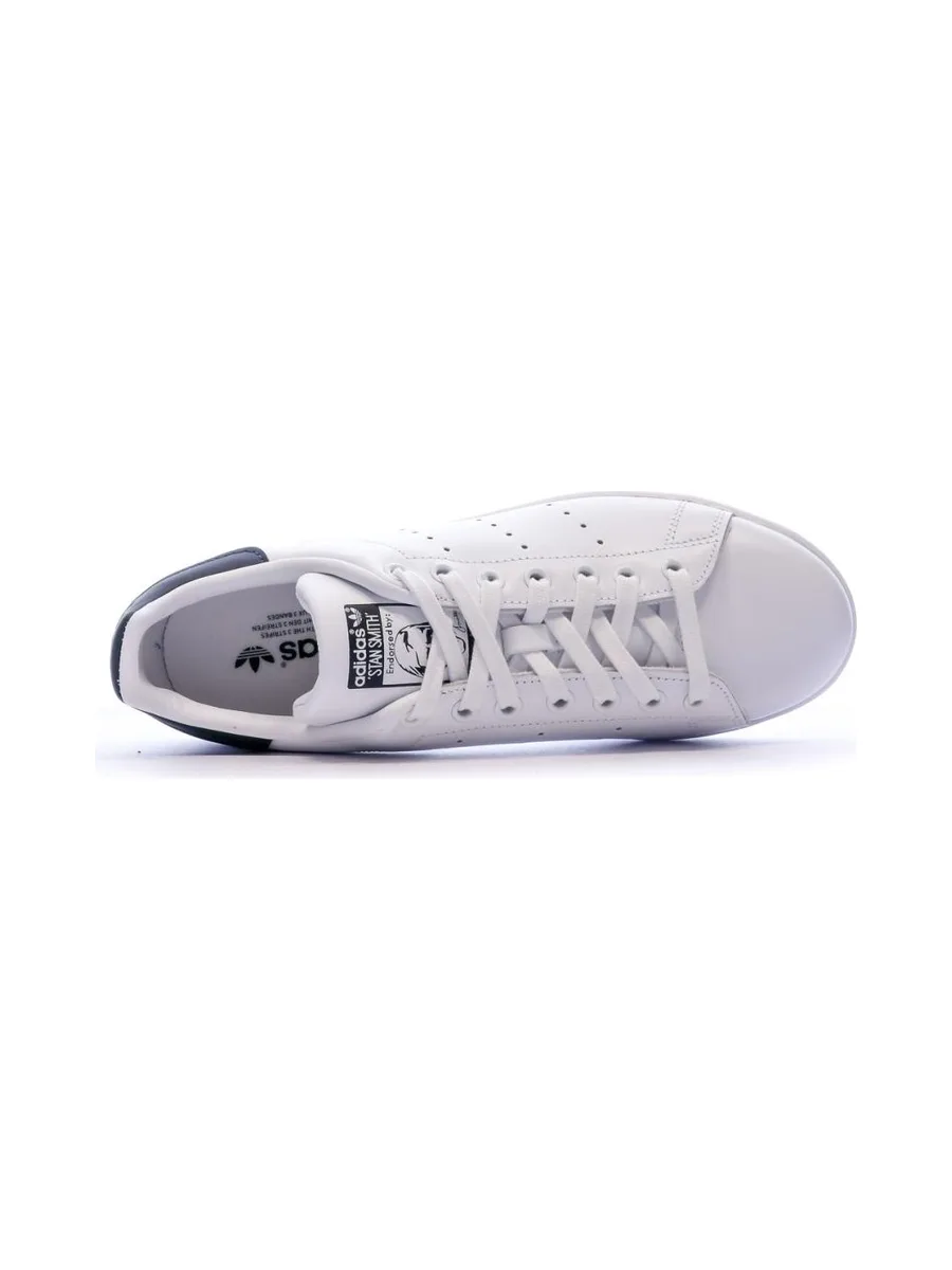 Baskets Stan Smith Blanches/Marines Homme Adidas M20325 5