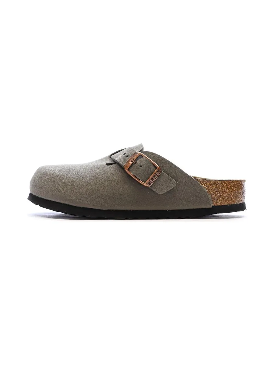 Sabots Marron Enfant Birkenstock Boston 2